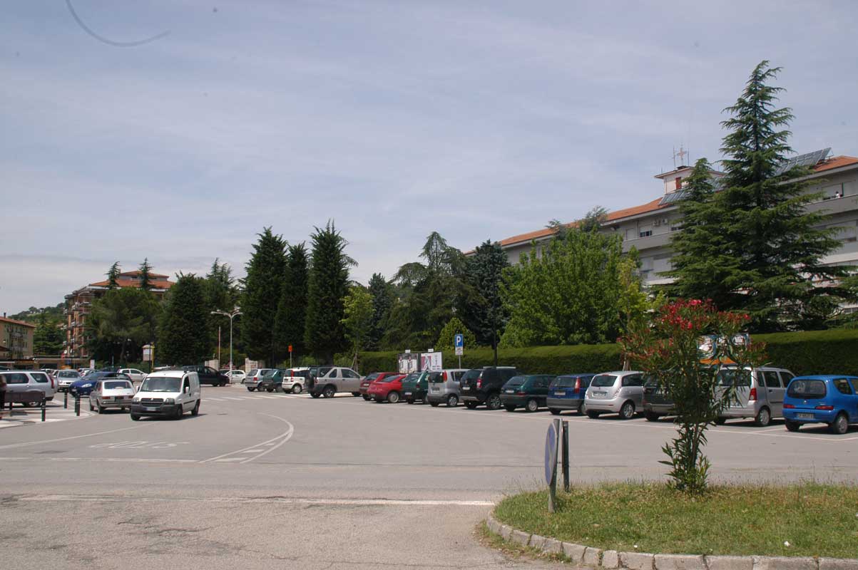 Parcheggio ospedale di Tolentino