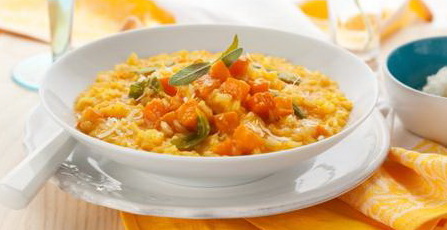 p 18 risotto con la zucca gialla