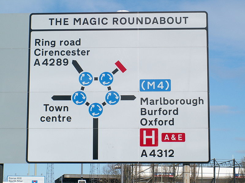 p 21 cartello Magic Roundabout