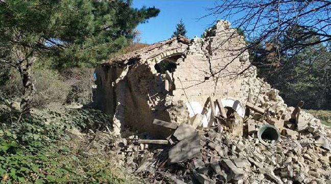  Santa Maria in Pantano dopo il terremoto del 30 ottobre